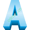 冰川立体字效